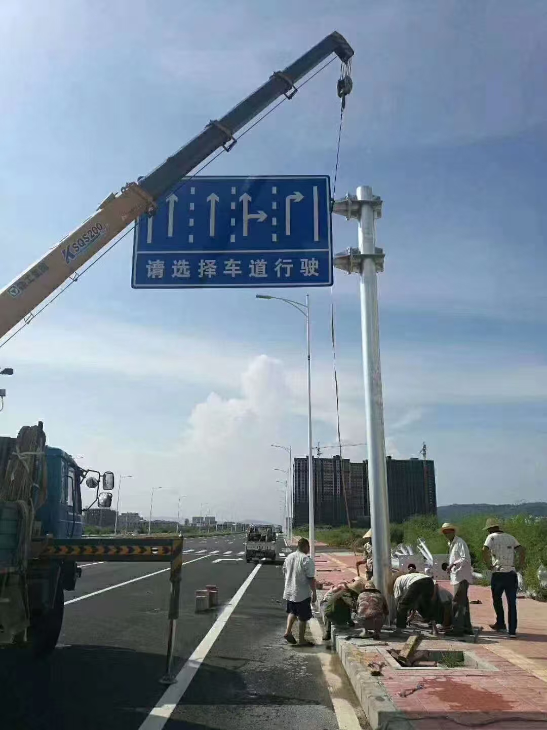 固原市指示牌八角杆 - 方案